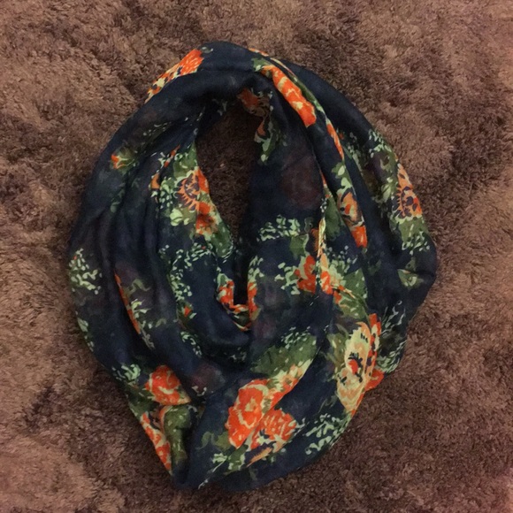 Accessories - Floral Infinity Scarf